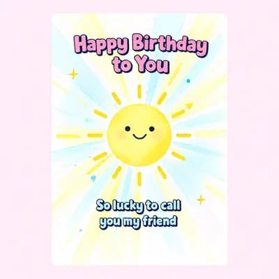 Lucky Friend Birthday
