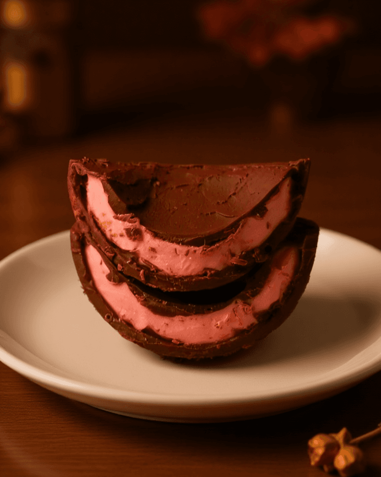 Berry Velvet Truffle Egg